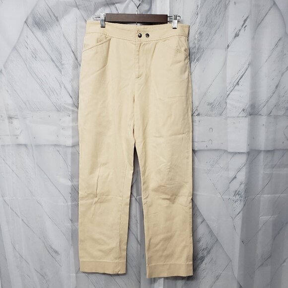 Lauren Ralph Lauren Pants - Lauren Ralph Lauren Tan Straight Leg Preppy Classic Chinos Size 8P